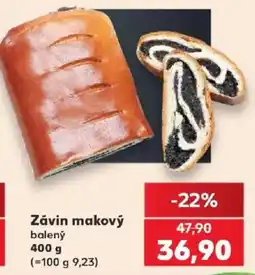 Kaufland Závin makový nabídka