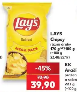 Kaufland Lays chipsy nabídka