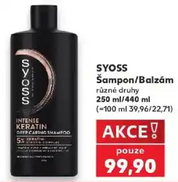 Kaufland Syoss šampon/balzám nabídka