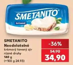Kaufland Smetanito neodolatelné krémový tavený sýr nabídka