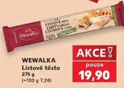 Kaufland Wewalka Listové těsto nabídka