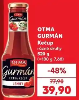 Kaufland Otma gurman extra kecup jemny nabídka