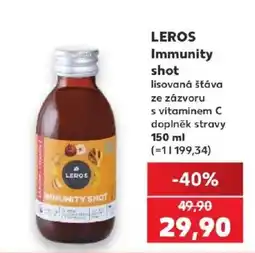 Kaufland Leros immunity shot nabídka