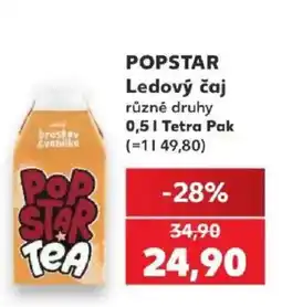 Kaufland Popstar ledový čaj nabídka