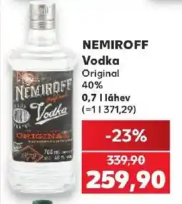 Kaufland Nemiroff Vodka Original nabídka