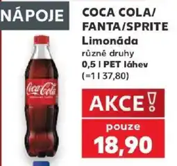 Kaufland Coca Cola/Limonáda nabídka