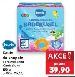 Kaufland bevola koule do koupele s překvapením různé druhy nabídka
