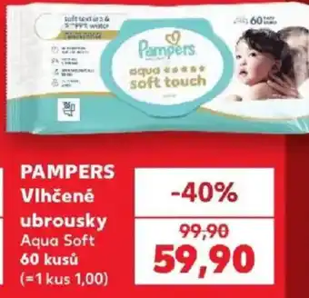 Pampers Vlhčené ubrousky Aqua Soft