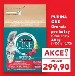 Kaufland purina one granule pro kočky různé druhy nabídka