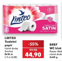 Kaufland Linteo toaletní papír nabídka