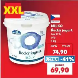 Kaufland Milko Řecký jogurt bílý nabídka
