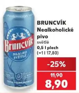 Kaufland Bruncvik nealkoholické pivo světlé nabídka