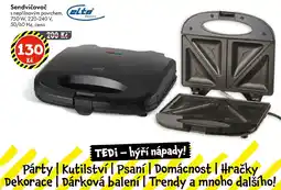 TEDi Elte sendvičovač nabídka