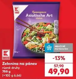 Kaufland K Classic zelenina na pánev různé druhy nabídka