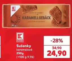Kaufland K-Classic sušenky karamelové nabídka