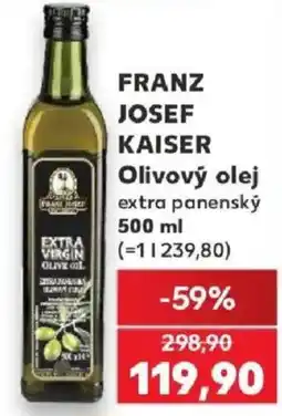 Kaufland Franz josef kaiser olivový olej extra panenský nabídka