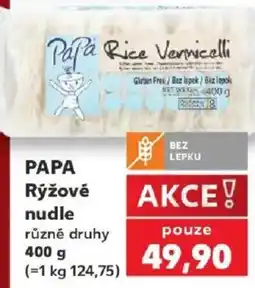 Kaufland Papa rýžové nudle nabídka