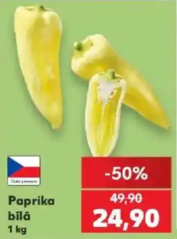 Kaufland Paprika bílá nabídka