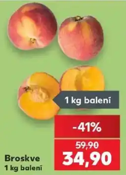 Kaufland Broskve nabídka