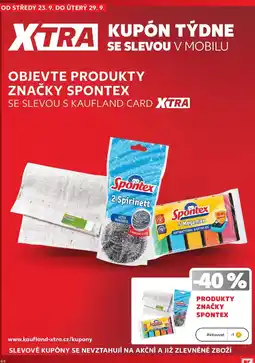 Kaufland Spontex nabídka