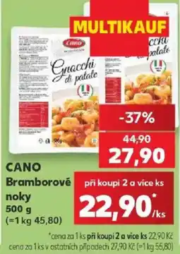 Kaufland Cano bramborové noky nabídka