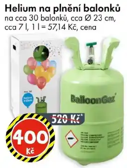 TEDi BalloonGaz Helium na plnění balonků nabídka