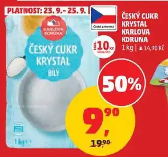 Český cukr krystal Karlova Koruna