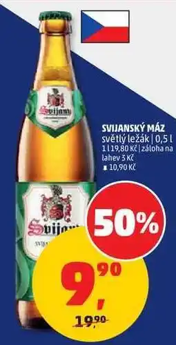 Penny Market Svijanský Máz světlý ležák nabídka