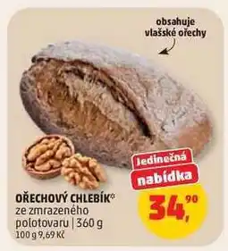 Penny Market Ořechový chlebík nabídka