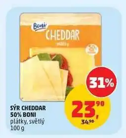 Penny Market SÝR CHEDDAR 50% BONI nabídka