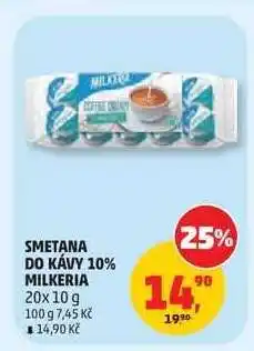 Penny Market Smetana do kávy 10% Milkeria nabídka