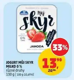Penny Market Jogurt Můj Skyr Milko 0% nabídka
