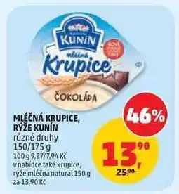 Penny Market MLÉČNÁ KRUPICE, RÝŽE KUNÍN nabídka