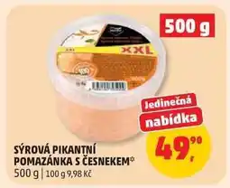 Penny Market Sýrová pikantní pomazánka s česnekem nabídka