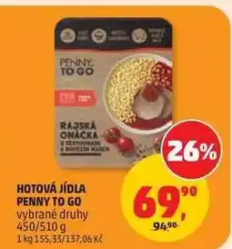 Penny Market HOTOVÁ JÍDLA PENNY TO GO nabídka