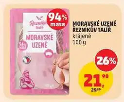 Penny Market MORAVSKÉ UZENÉ ŘEZNÍKŮV TALÍŘ krájené nabídka