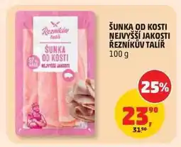 Penny Market ŠUNKA OD KOSTI NEJVYŠŠÍ JAKOSTI ŘEZNÍKŮV TALÍŘ nabídka