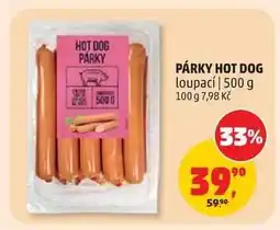 Penny Market PÁRKY HOT DOG nabídka