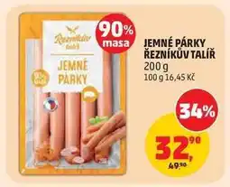 Penny Market JEMNÉ PÁRKY ŘEZNÍKŮV TALÍŘ nabídka