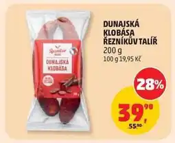 Penny Market DUNAJSKÁ KLOBÁSA ŘEZNÍKŮV TALÍŘ nabídka