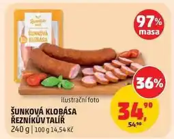 Penny Market ŠUNKOVÁ KLOBÁSA ŘEZNÍKŮV TALÍŘ nabídka
