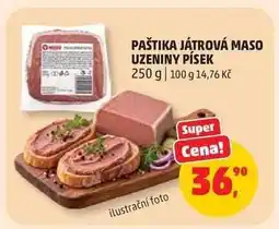 Penny Market PAŠTIKA JÁTROVÁ MASO UZENINY PÍSEK nabídka