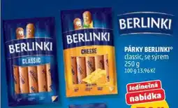 Penny Market Párky Berlínki nabídka