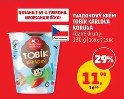 Penny Market TVAROHOVÝ KRÉM TOBÍK KARLOVA KORUNA nabídka