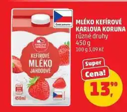 Penny Market MLÉKO KEFÍROVÉ KARLOVA KORUNA nabídka