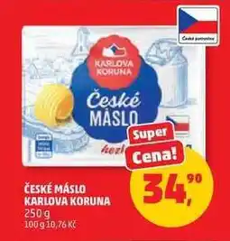 Penny Market ČESKÉ MÁSLO KARLOVA KORUNA nabídka