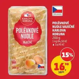 Penny Market POLÉVKOVÉ NUDLE VAJEČNÉ KARLOVA KORUNA nabídka
