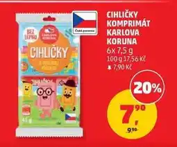 Penny Market CIHLIČKY KOMPRIMÁT KARLOVA KORUNA nabídka