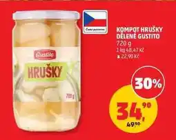 Penny Market KOMPOT HRUŠKY DĚLENÉ GUSTITO nabídka