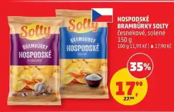 Penny Market Hospodské brambůrky Solty nabídka